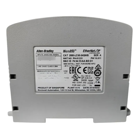 Allen-bradley 2080-lc50-24qw8 Controlador Logico Progamable