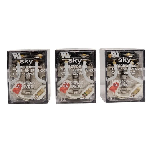 Relé Industrial Miniatura Sky Electronics SknpLG-2c 2220b