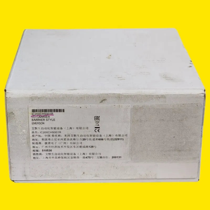 Emerson Ic200chs001r Base Terminal Barrier