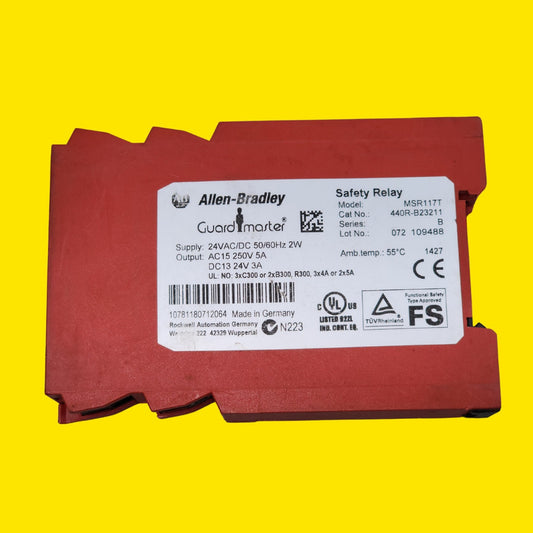 Allen Bradley 440r-b23211 Relé De Seguridad Msr117t. Usado