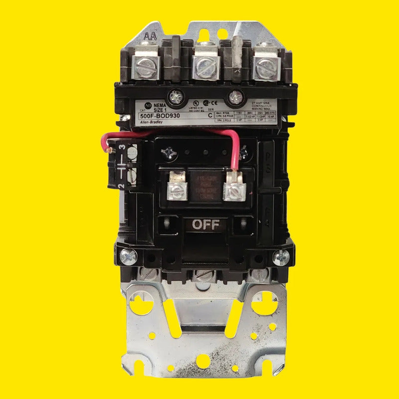Allen-bradley 500f-bod930 Contactor Nema Size 1 27a 120v Caja Abierta/sin Etiqueta
