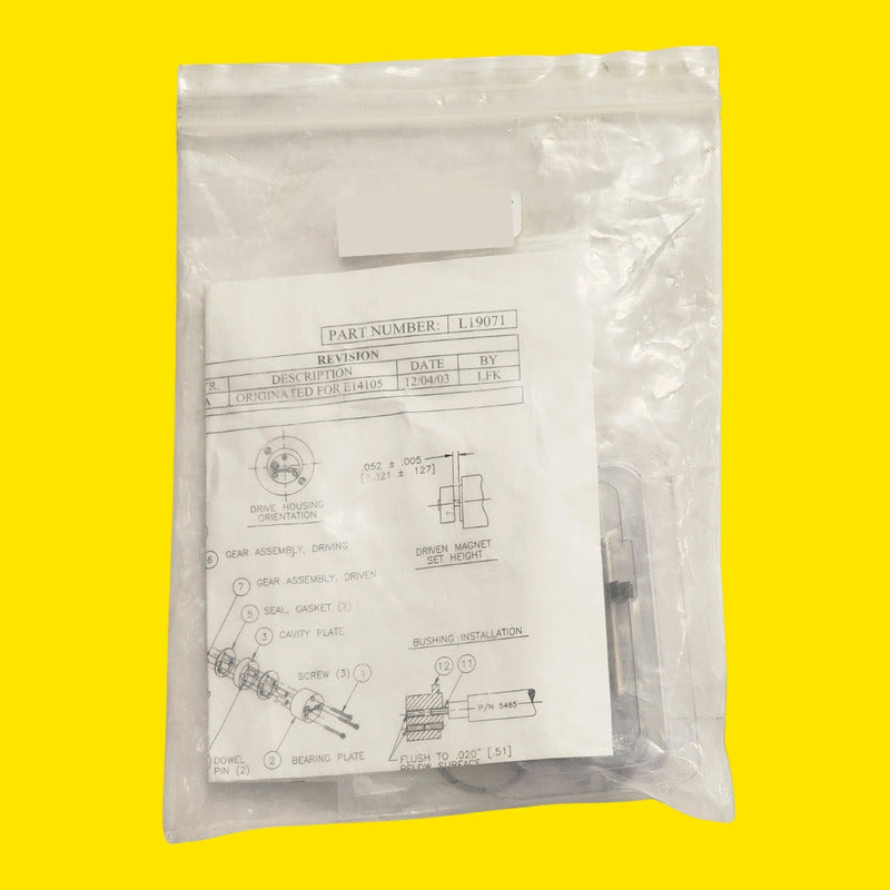 Micropump Gj-n21 Jf11s Service Kit Bombas Serie Gj