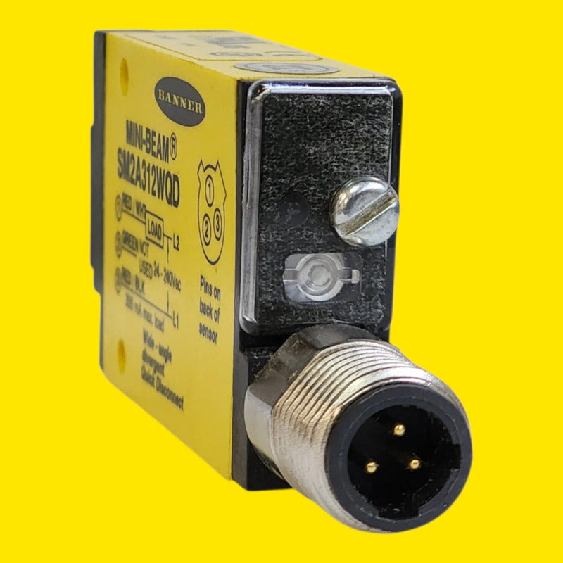 Banner Sm2a312wqd 26893 Sensor Difuso 130mm 24-240vac
