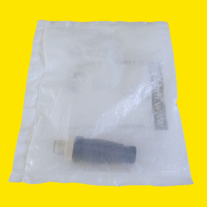 Ifm E 11504 M12 4 Pin 11504  Conector Macho