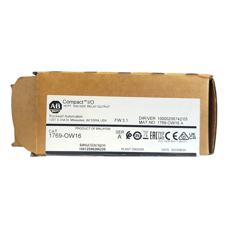 1769-ow16 Allen-bradley | Módulo De Salidas De Relé 16 Pts
