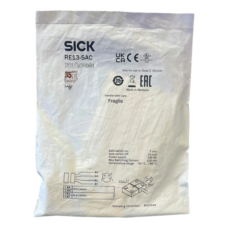 Sick Re13-sac Relevador De Seguridad