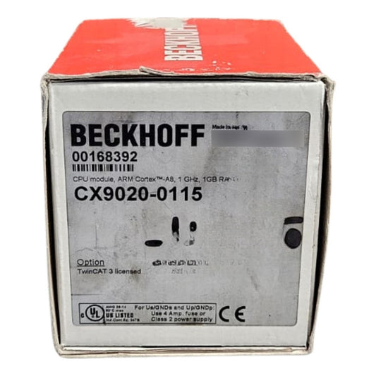 Beckhoff Cx9020-0115 Cpu Module