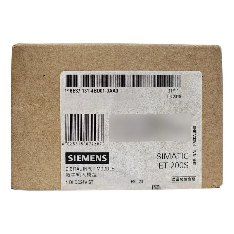 Siemens 6es7 131-4bd01-0aa0 Entrada Digital Et 200s 24vdc
