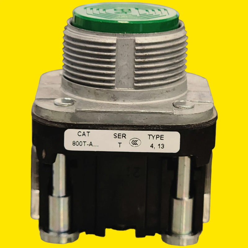 Allen-bradley 800t-a1d1 Botón De Mando Verde 30 Mm Verde