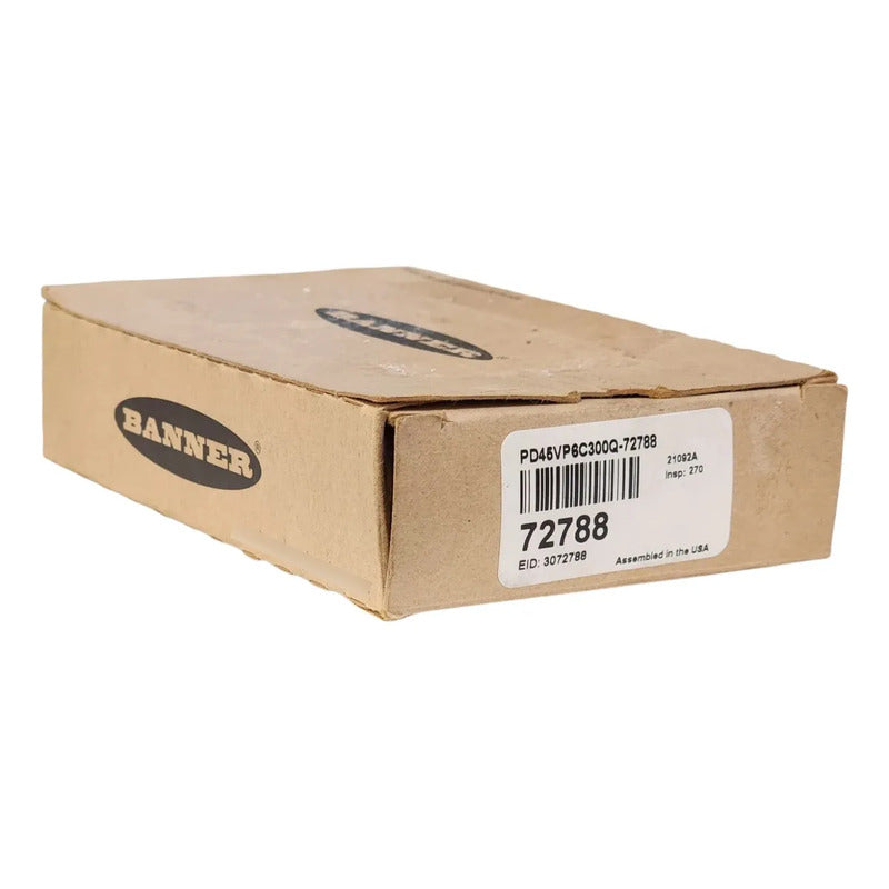 Banner Pd45vp6c300q 72788 Sensor Laser Convergente 305mm