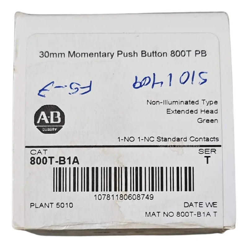 Allen Bradley  - Allen Bradley 800t-b1a 30mm Nuevo