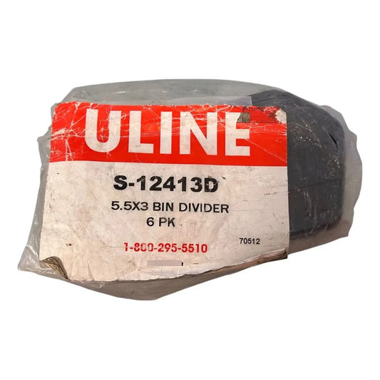 Uline S-12413d Separador Para Gaveta Plástica Apilable Negro