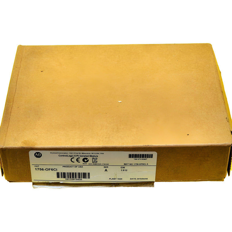 Allen Bradley 1756-of6ci 6pt Isolated Module Nuevo