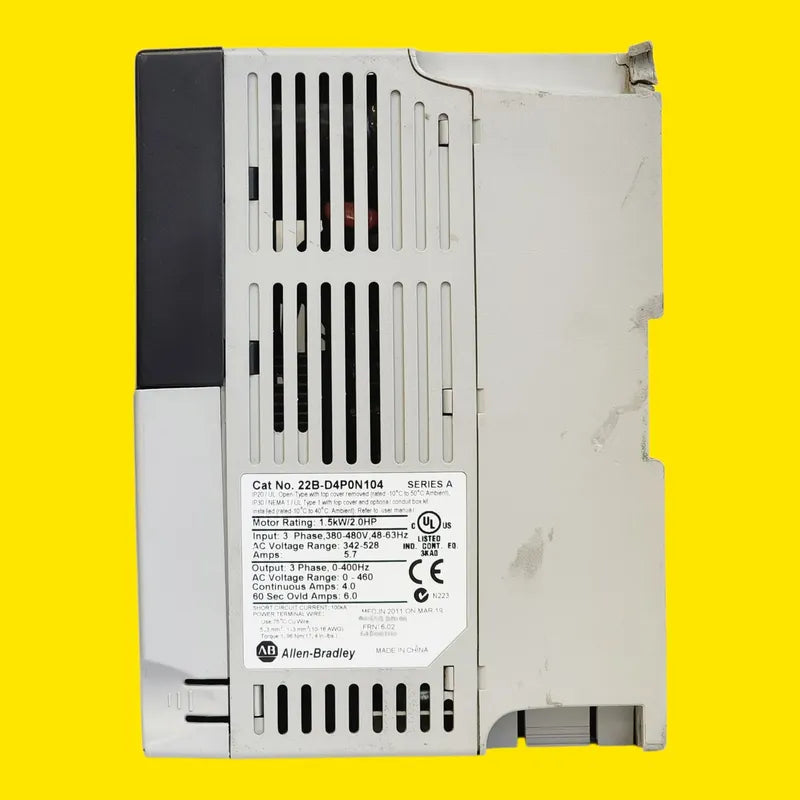 Allen-bradley 22b-d4p0n104 Variador De Frecuencia 2hp