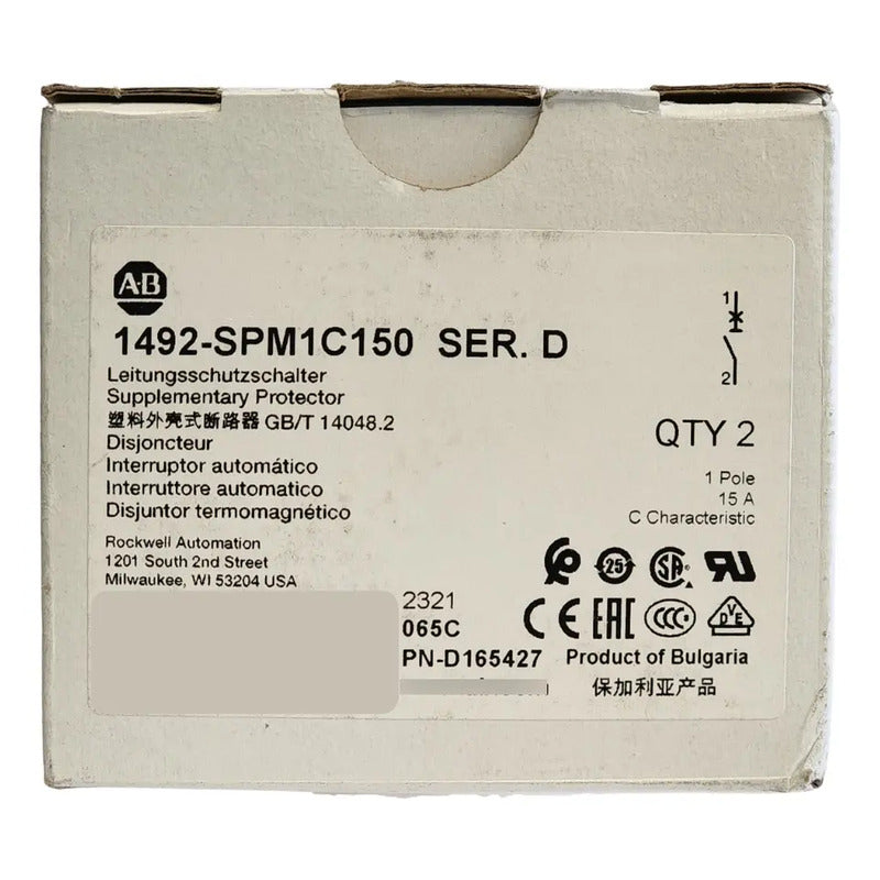 Allen-bradley 1492-spm1c150 Disy.
