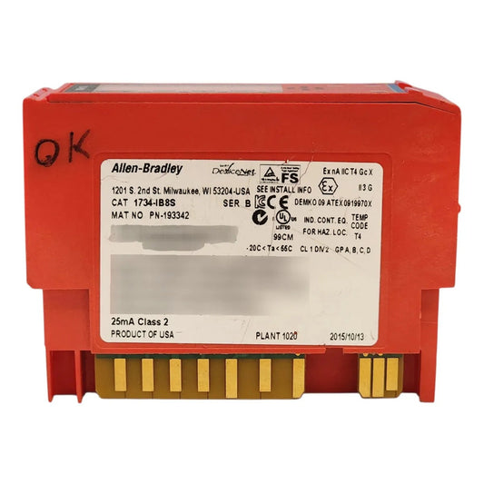 Allen-bradley 1734-ib8s Módulo De Entrada De Seguridad