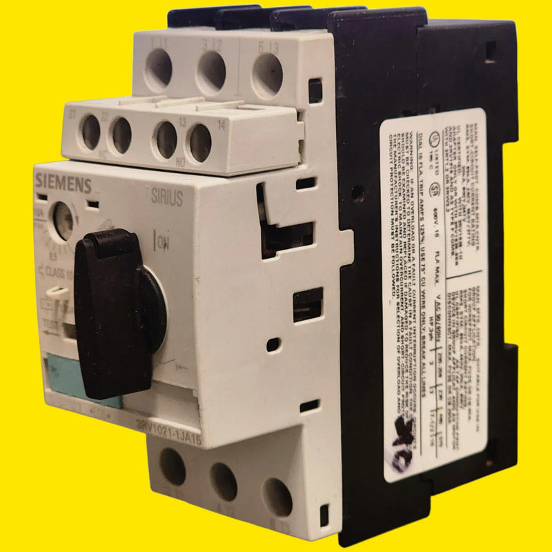Siemens 3rv1021-1ja15 Interruptor Protector De Motor 50/60 Hz
