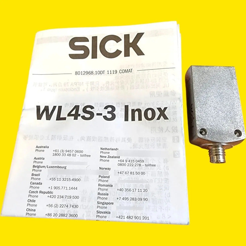 Sick Wl4s-3f2130v 1045096 Sensor Fotoeléctrico