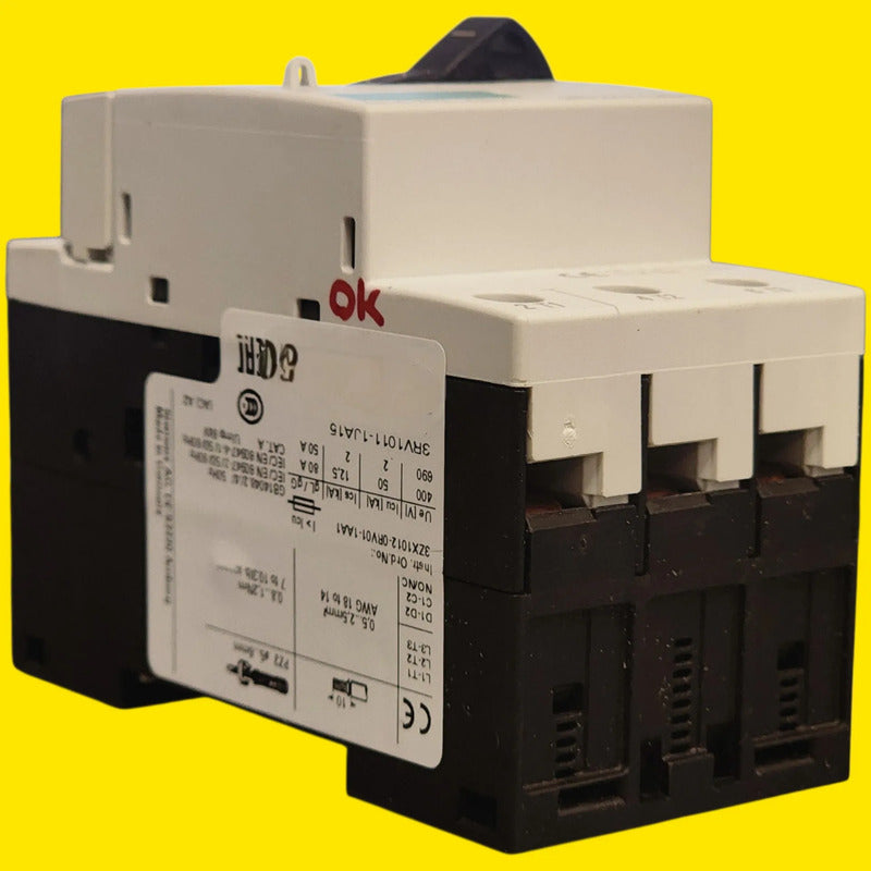 Siemens 3rv1011-1ja15 Guardamotor Sirius 7-10a 3 Polos 50/60 Hz