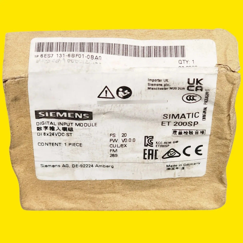 Siemens 6es7 131-6bf01-0ba0 Simatic Et200sp 8.