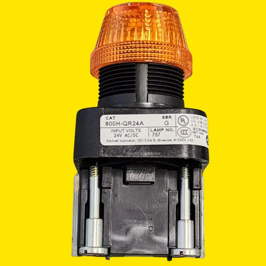 Allen-bradley 800h-qr24a 30mm Pilot Light 800h-pb 24v Ac/dc