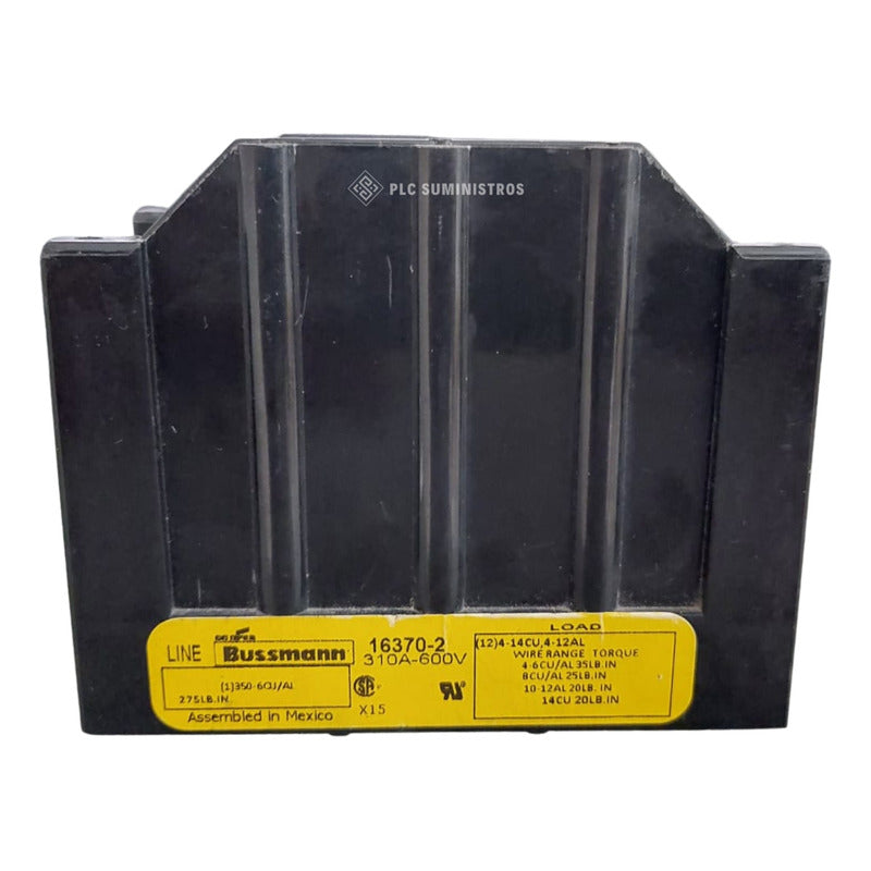 Bussmann 16370-2 310a-600v Bloque Usado - Bussmann