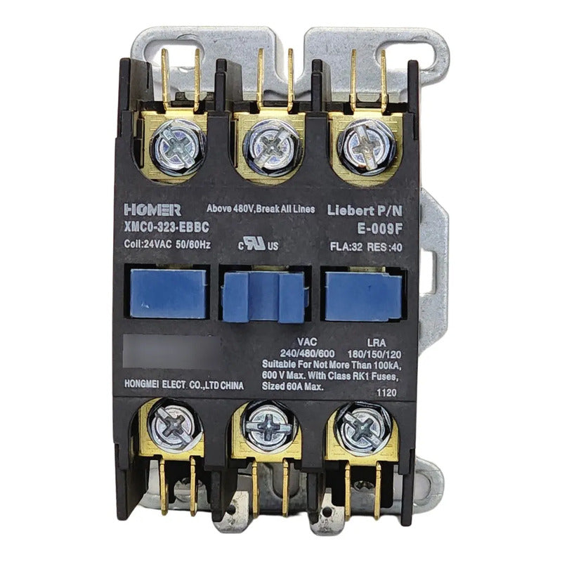 Contactor Emerson Liebert E-009f 24vac 40a 3p Hvac