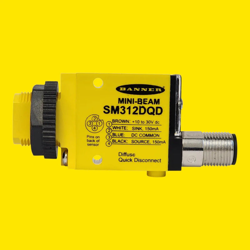 Banner Sm312dqd 26834 Sensor Fotoeléctrico 12-24vdc