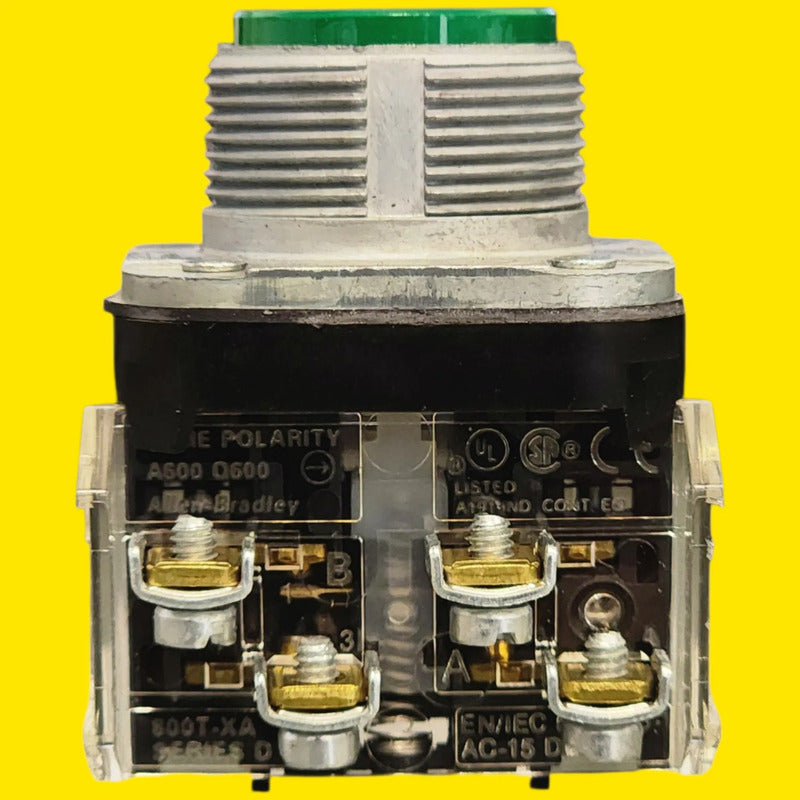 Allen-bradley 800t-a1d1 Botón De Mando Verde 30 Mm Verde