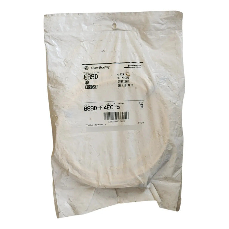 Allen-bradley 889d-f4ec-5 Cable M12 Hembra 4 Pines 5m