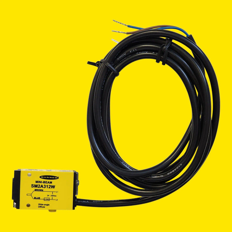 Banner Sm2a312w 26265 Sensor Fotoelectrico Difuso Mini-beam