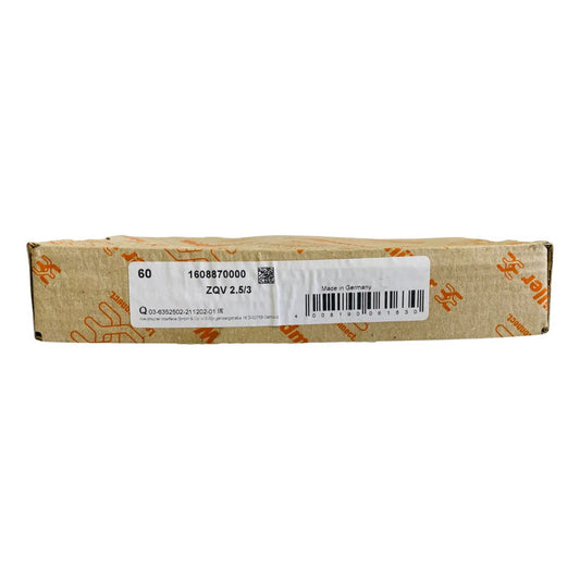 Weidmuller Zqv 2.5/3 1608870000 Puente Transversal