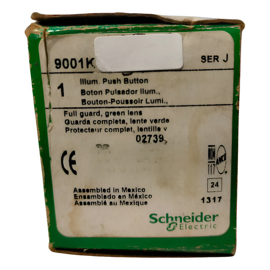 Schneider Electric 9001-kp35lgg9/9001 Km35LG Boton De Paro Blanco