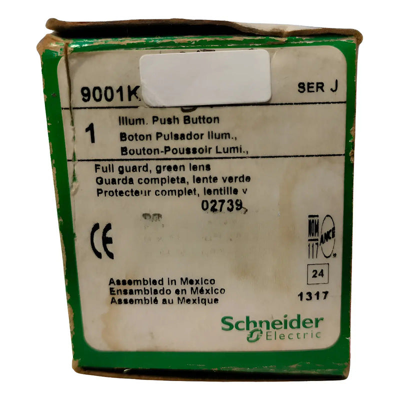 Schneider Electric 9001-kp35lgg9/9001 Km35LG Boton De Paro Blanco