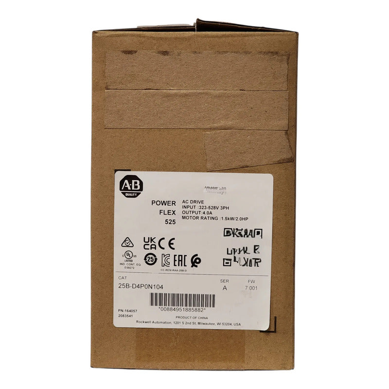 Variador Allen Bradley 25b-d4p0n104 Powerflex 525 2hp