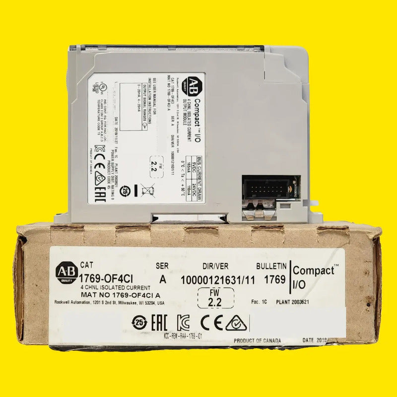Módulo 1769-of4ci Allen-bradley 4 Salidas Analógicas 20ma