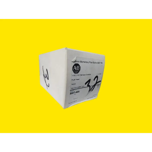 Allen-bradley 800t-a9a Boton Pulsador De 30mm Amarillo
