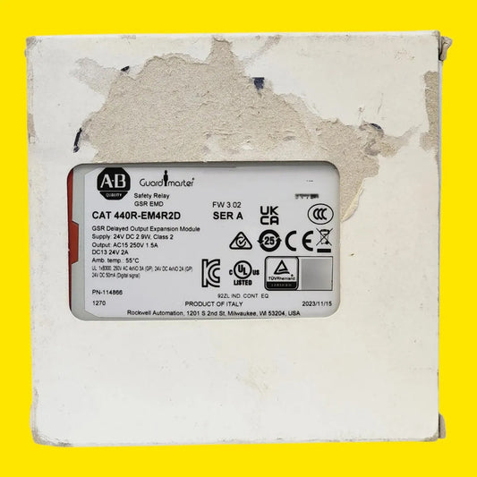 Allen-bradley 440r-em4r2d Relé De Seguridad