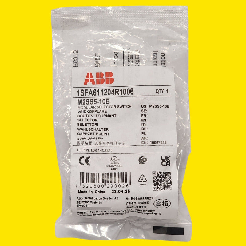 Abb M2ss5-10b Selector De 2 Posiciones 1sfa611204r1006