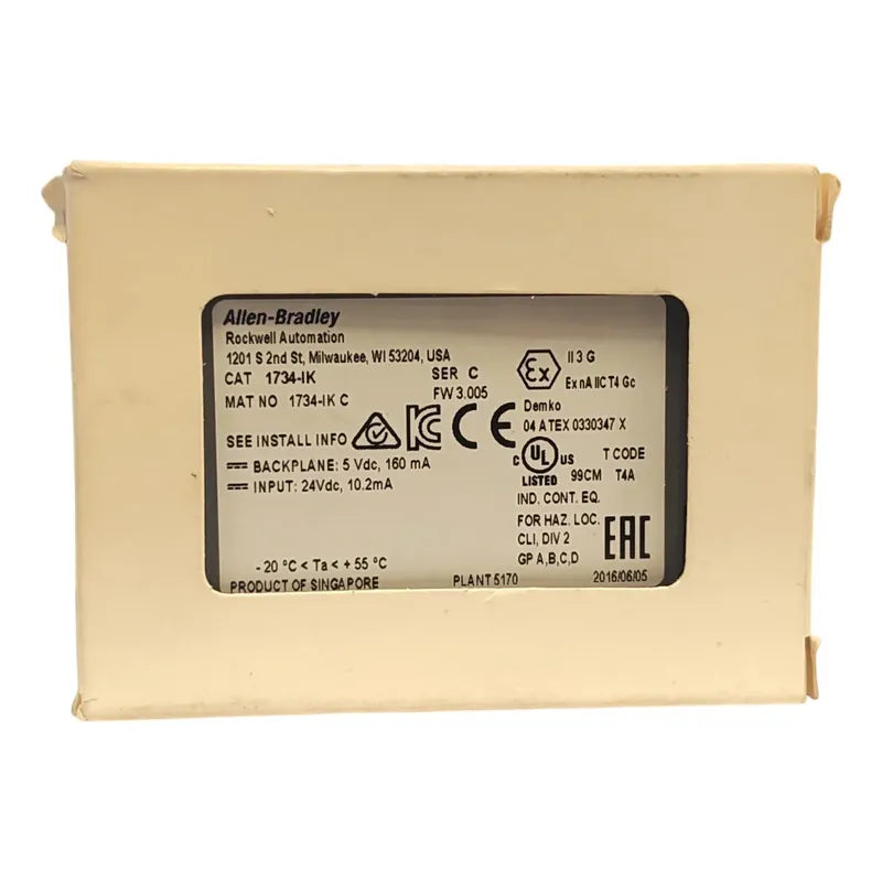 Allen-bradley 1734-ik: Módulo Codificador 24v Cc
