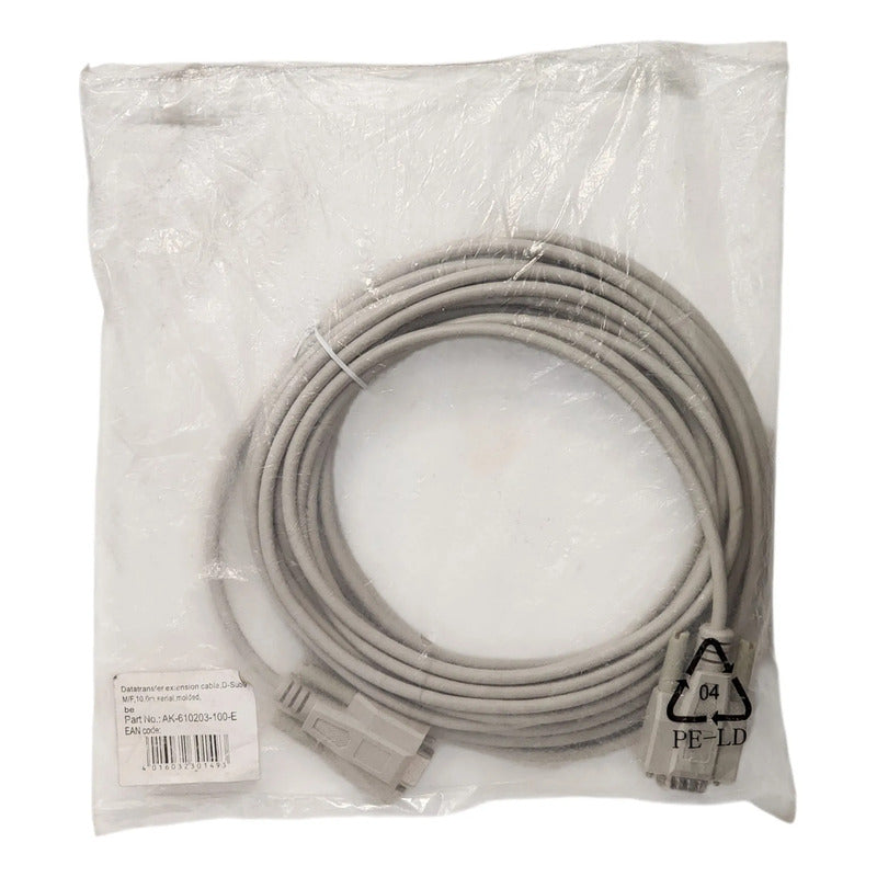 Digitus Ak-610203-100-e Cable Extension Rs232 Db9 10m