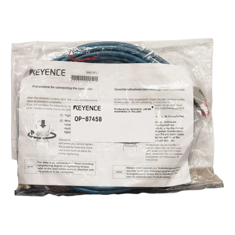Keyence Op-87458 Cable Ethernet Industrial