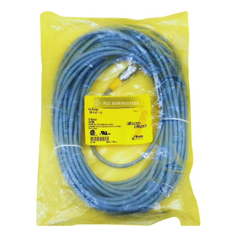 Turck - Turck Rk 4.4t-15 /u2198 Cable De Conexión Recto