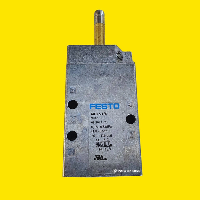 Festo Electrovalvula   Mfh-5-1/8 Vías Marca Festo