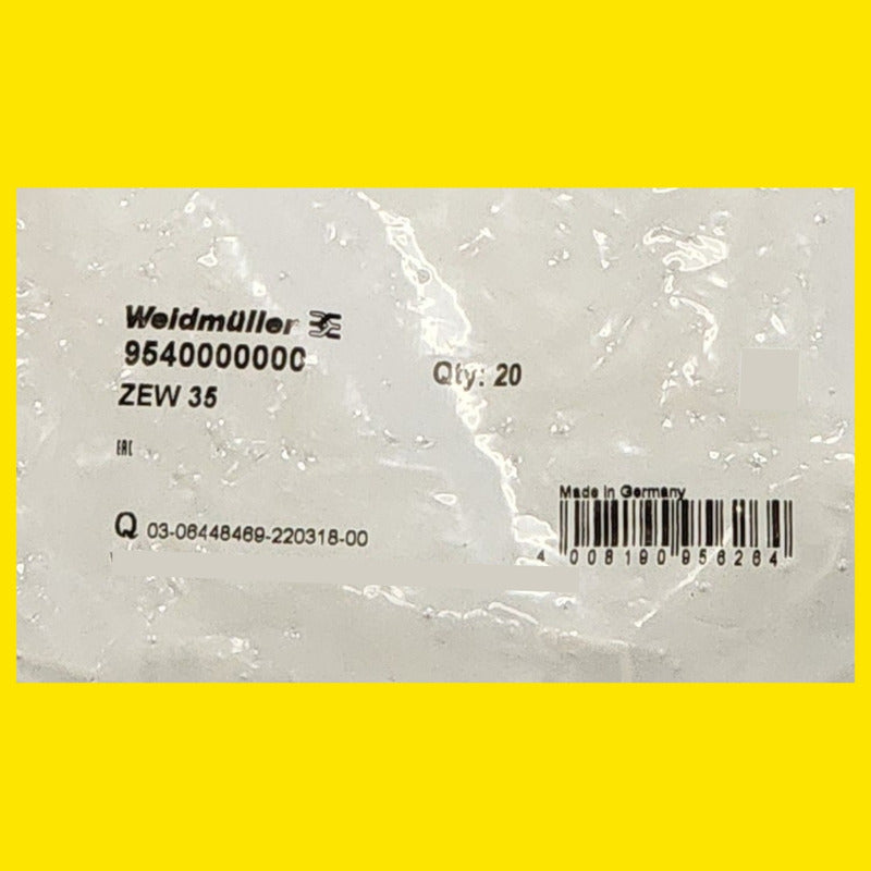 Bornera Weidmuller Zew 35 9540000000 Riel Din