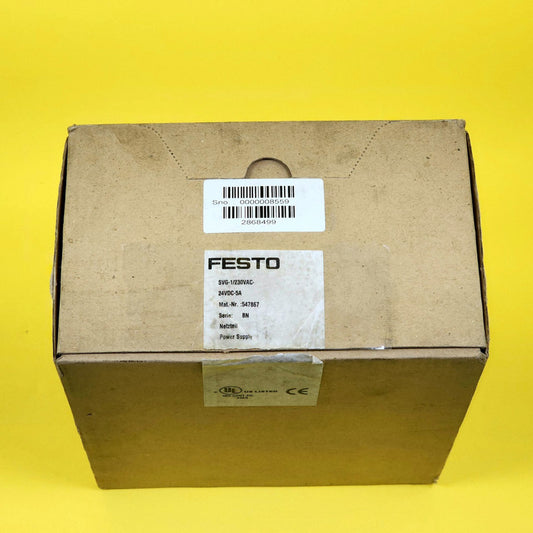 Festo Svg-1/ 230vac-24vdc - 5a Fuente De Alimentación. Nuev