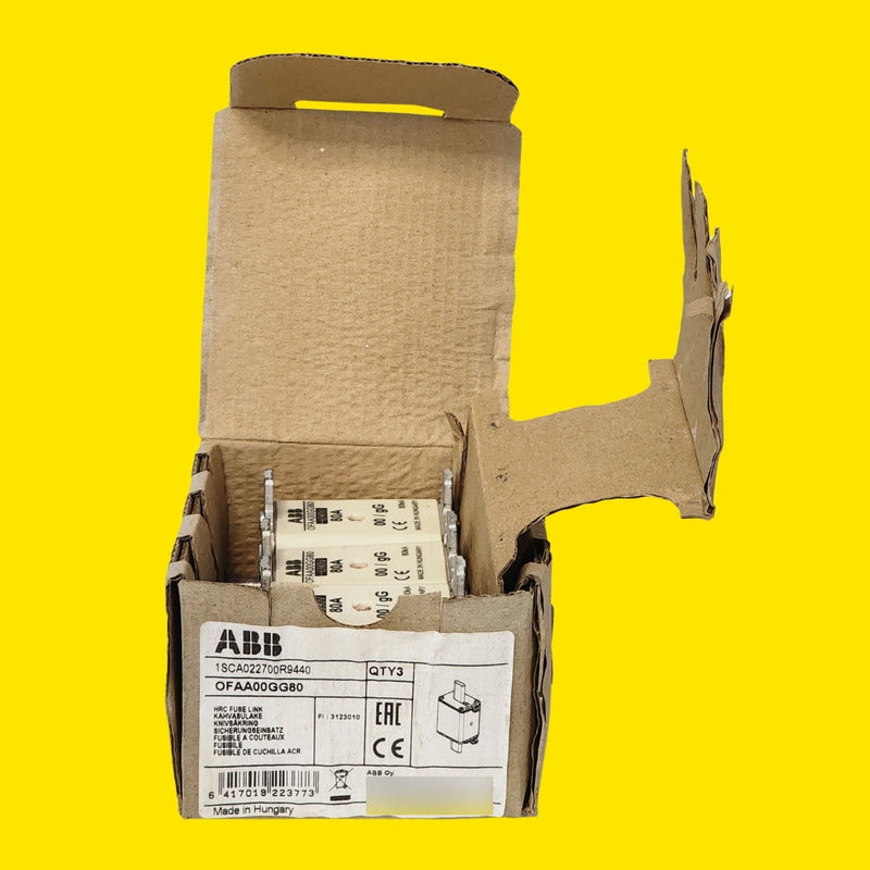 Abb Ofaa00gg80 Fusible Nh00 80a 690v Gg 80ka