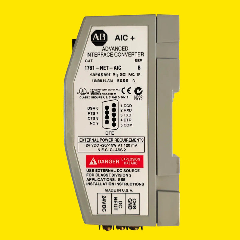 Allen-bradley 1761-net-aic Convertidor De Interfaz Aic+