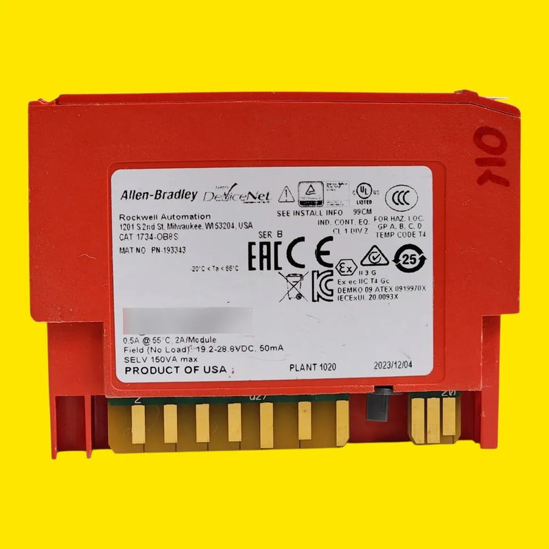 Allen-bradley 1734-ob8s Módulo 8 Salidas Seguridad 24vdc