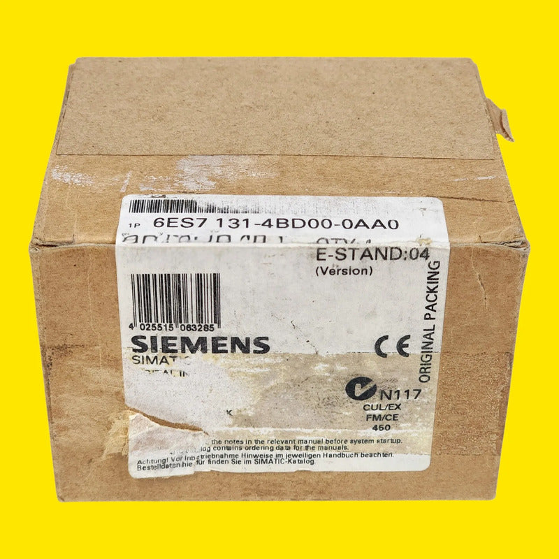 Siemens 6es7 131-4bd00-0aa0 24vdc Módulo 4 Entradas
